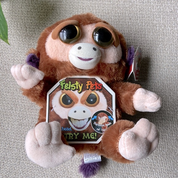 NWT Feisty Pets | Grandmaster Funk 8" Plush Monkey - Picture 2 of 3